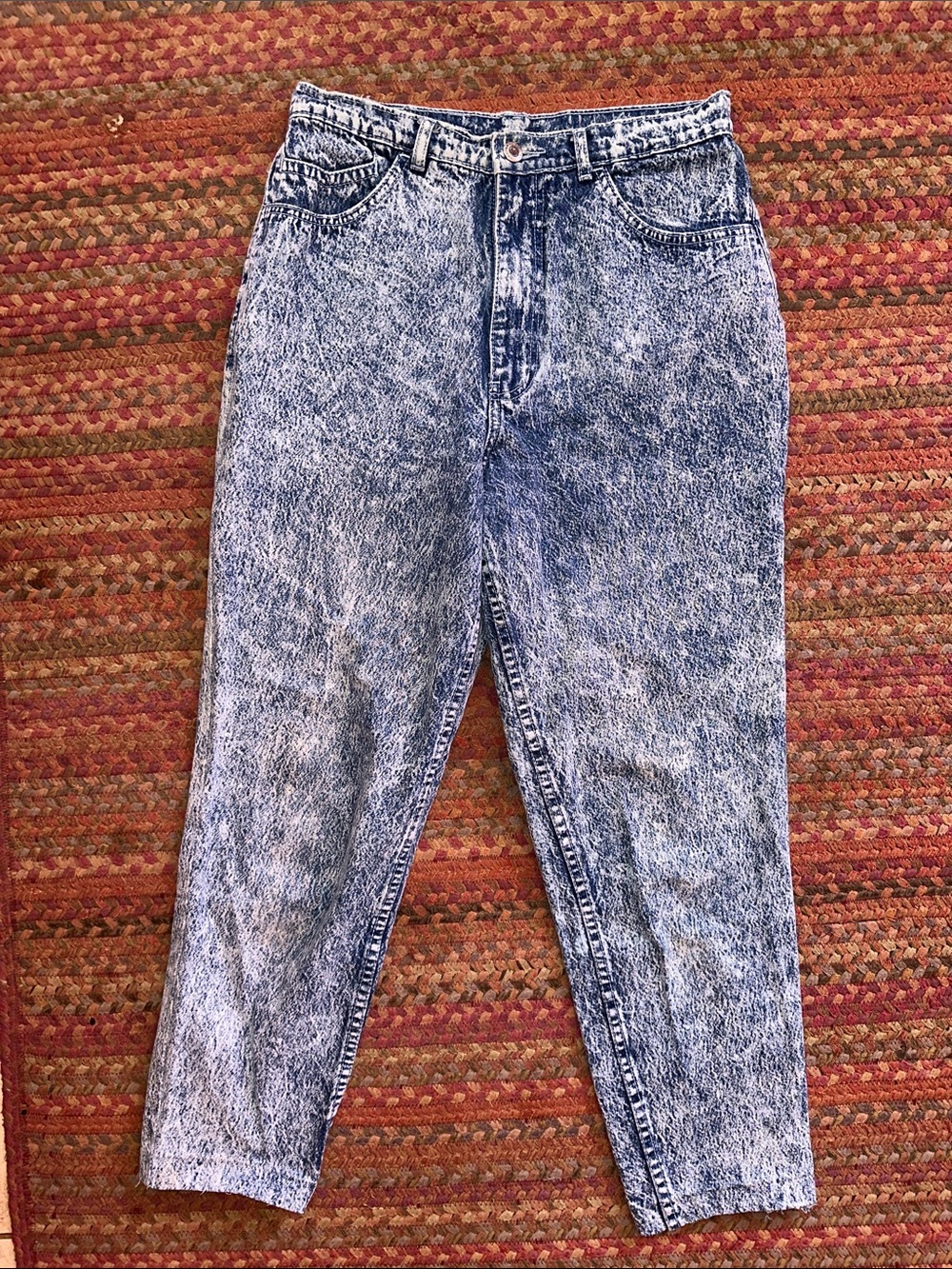 VTG PREGO Acid Wash Blue Jeans